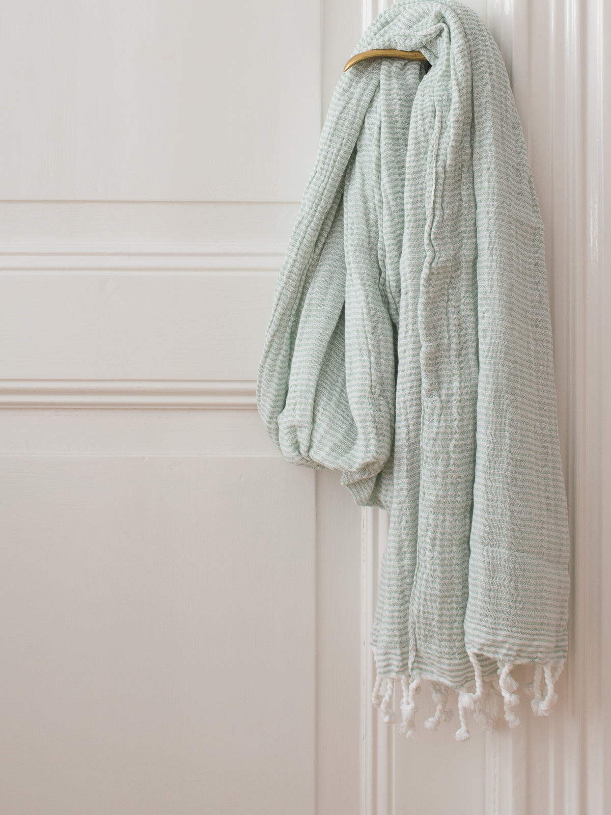 hammam towel double layered grey-green